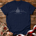 Poznań Minimal Skyline Polish City Unisex T-Shirt