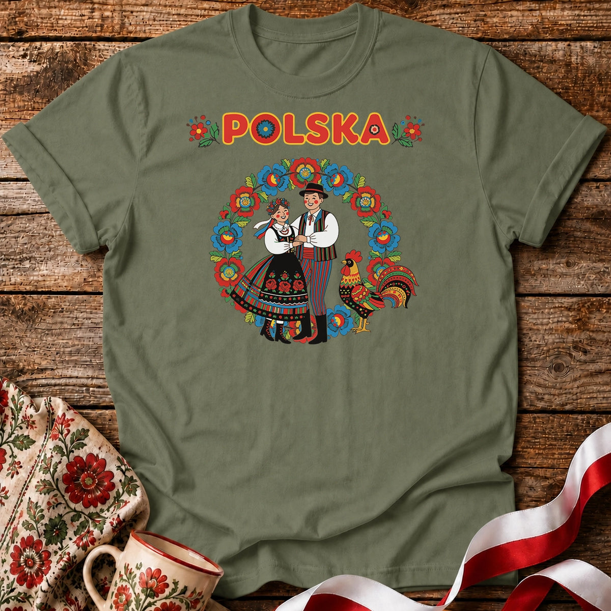 Polish Folk Joy Unisex T-Shirt