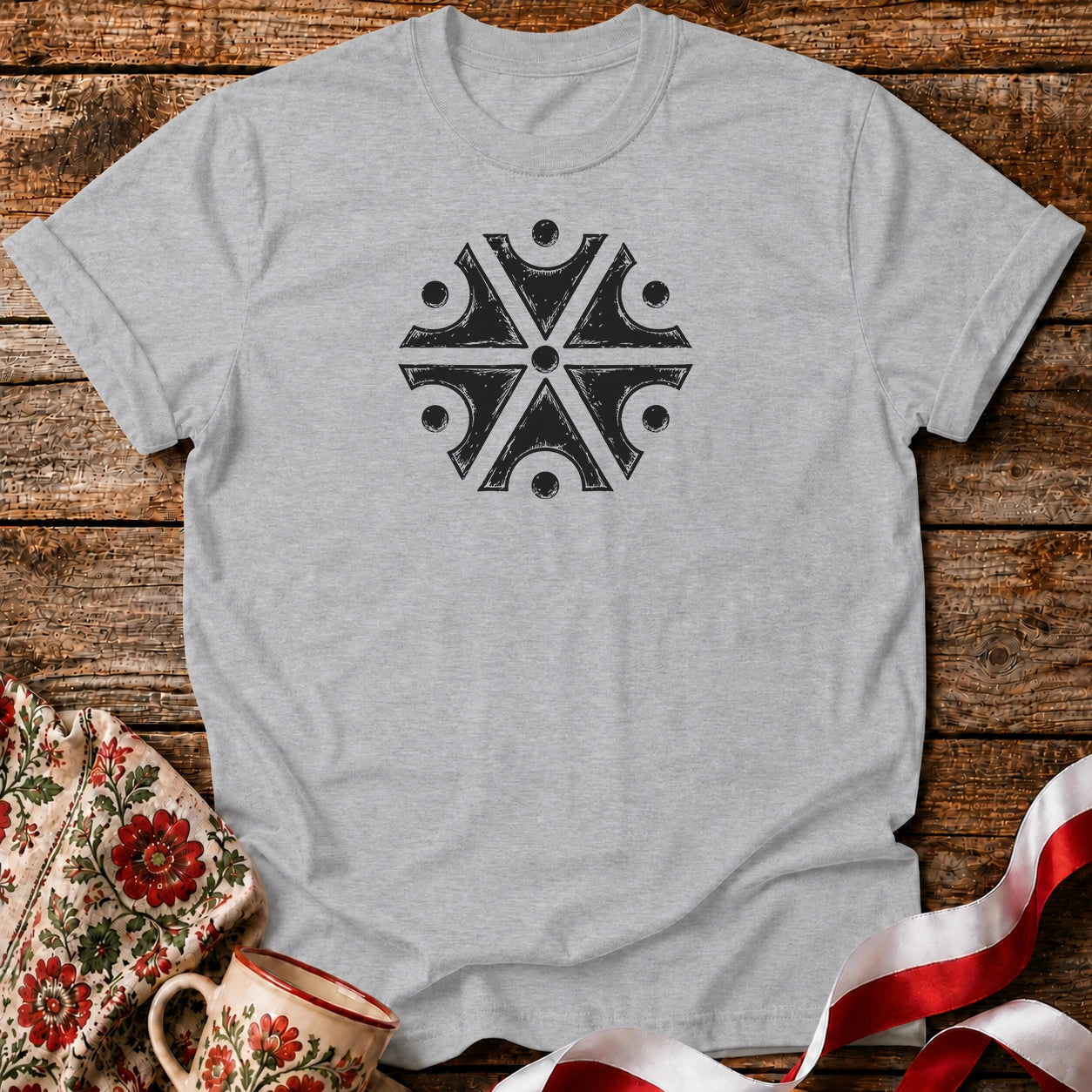 Perun Sacred Symbol Unisex T-Shirt