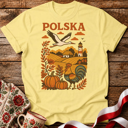 Polska Autumn Countryside Unisex T-Shirt