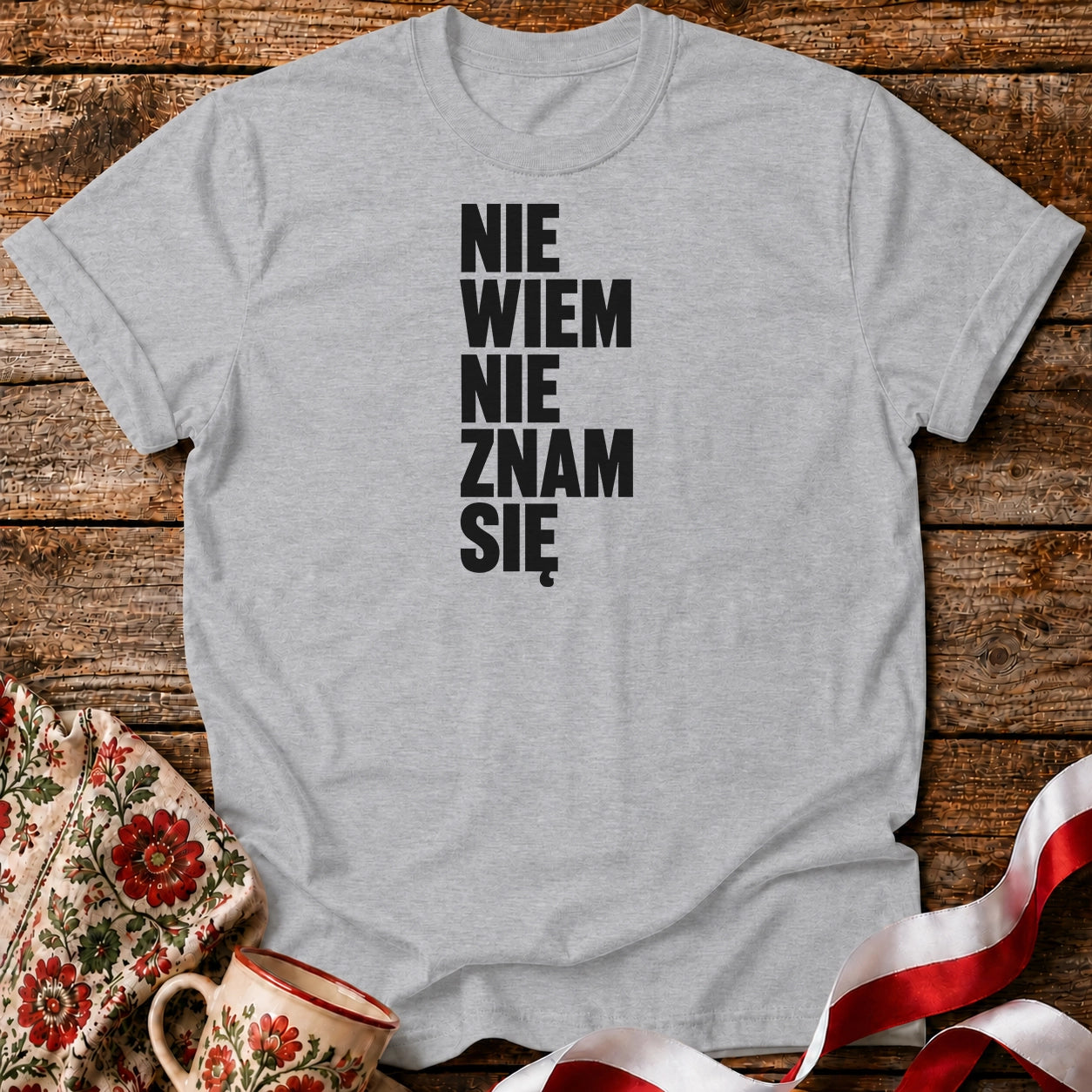 Nie Znam Się Unisex T-Shirt