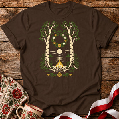 Noc Kupały Bonfire Unisex T-Shirt
