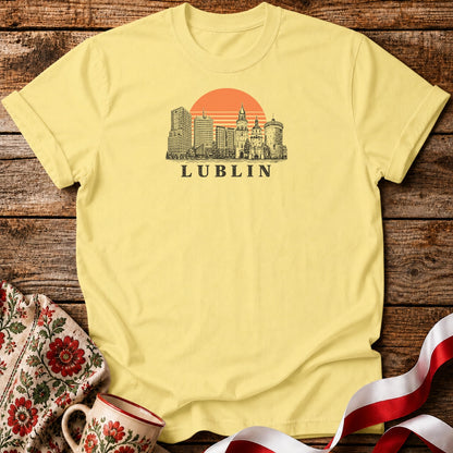 Lublin Sunset Skyline Unisex T-Shirt