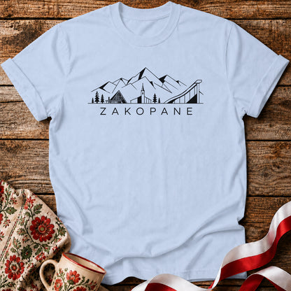 Zakopane Minimal Mountain Polish Unisex T-Shirt