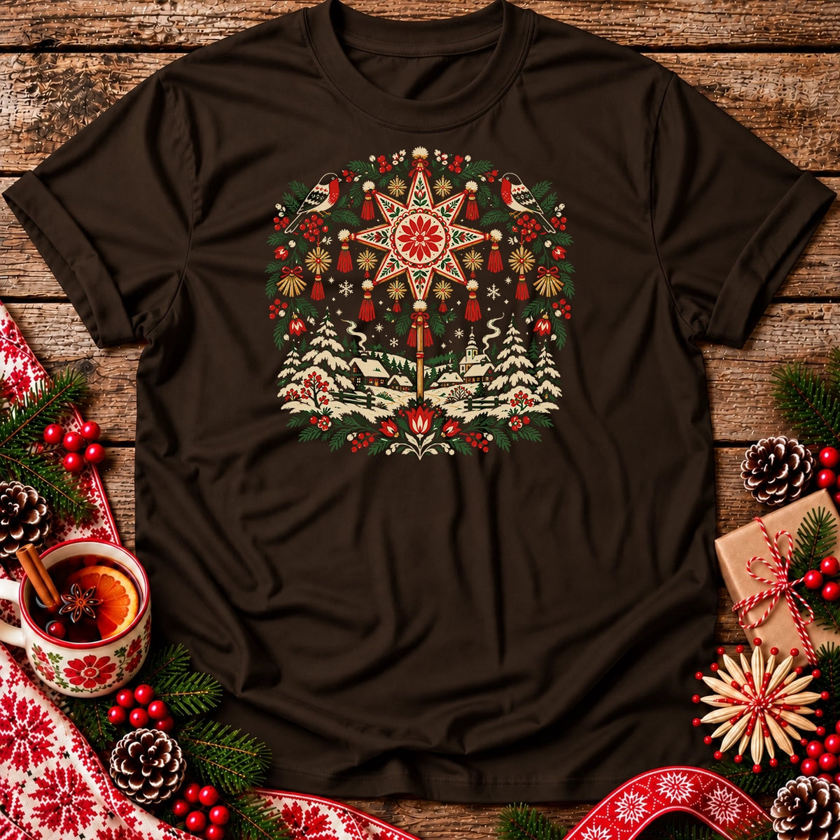 Polish Christmas Star Unisex T-Shirt