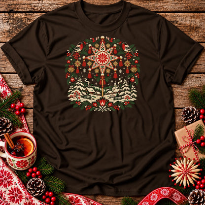 Polish Christmas Star Unisex T-Shirt