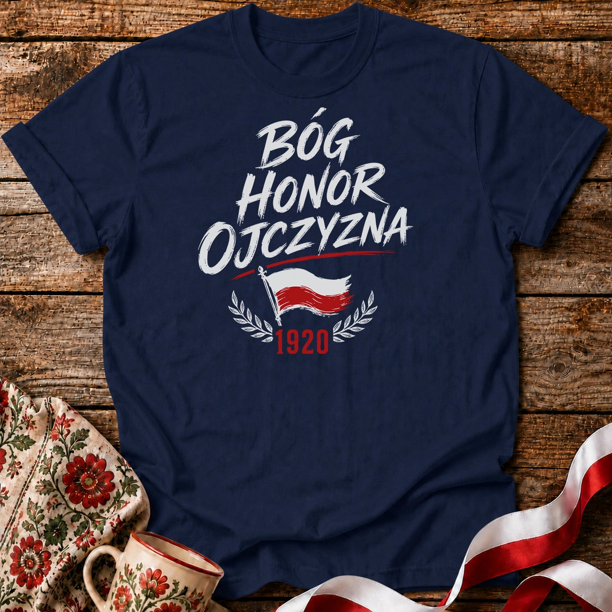 Bóg Honor Ojczyzna 1920 Unisex T-Shirt