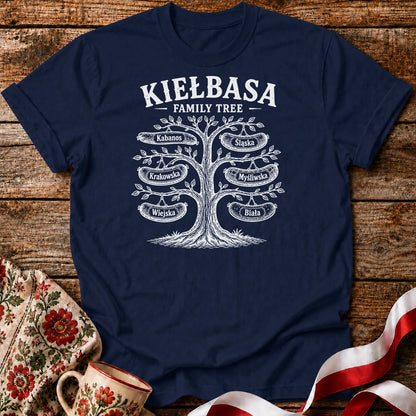 Kiełbasa Family Tree Unisex T-Shirt