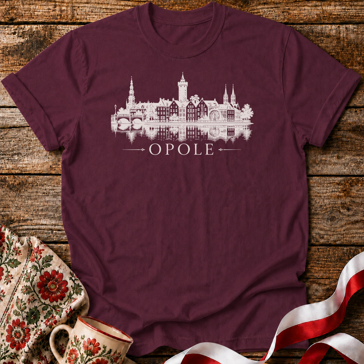 Opole Elegant Skyline Polish City Unisex T-Shirt