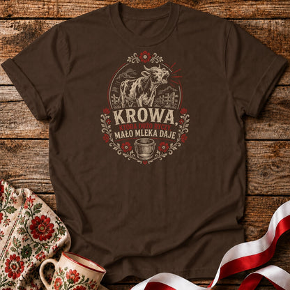 Krowa Która Dużo Ryczy Unisex T-Shirt