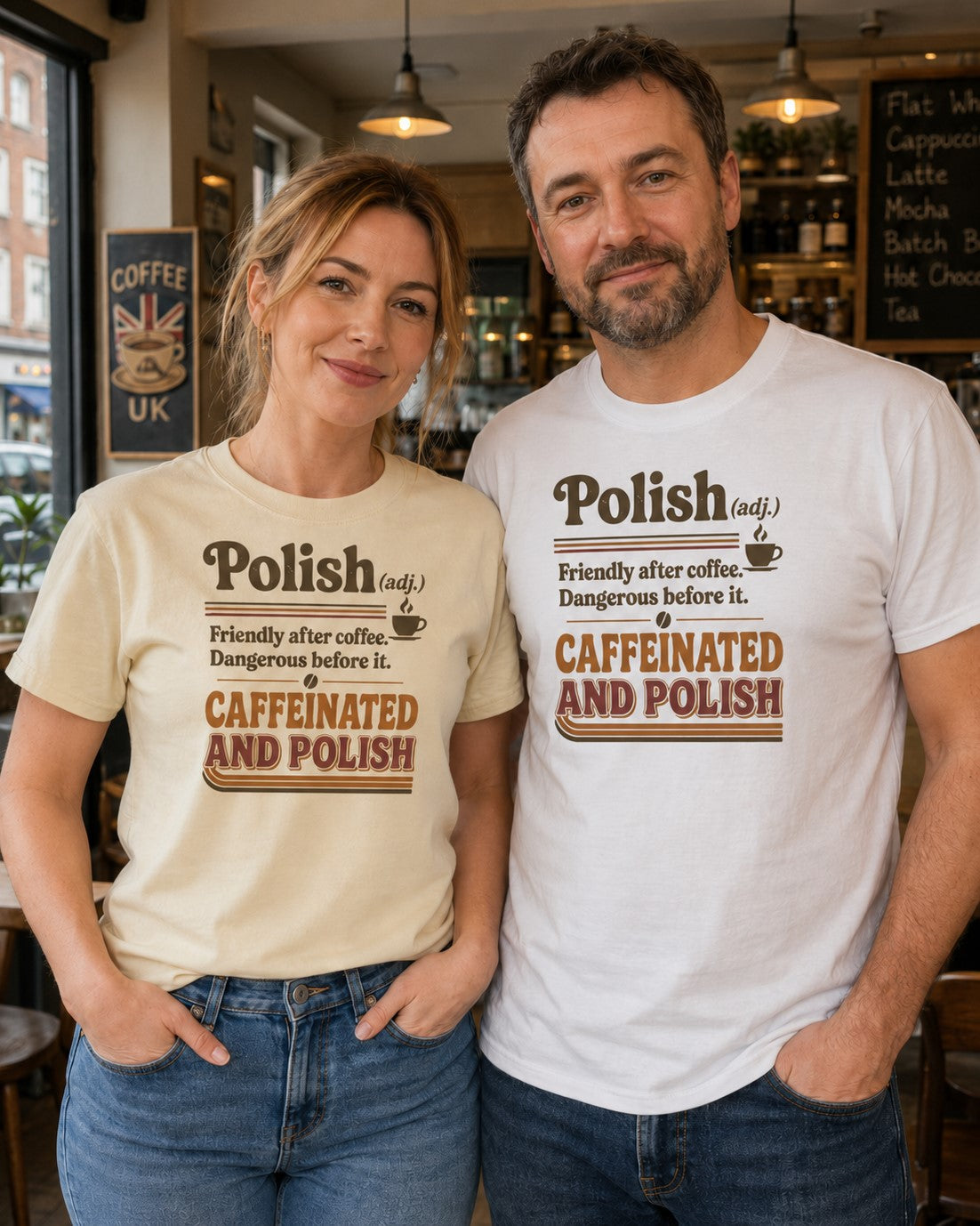 Caffeinated And Polish Unisex T-Shirt