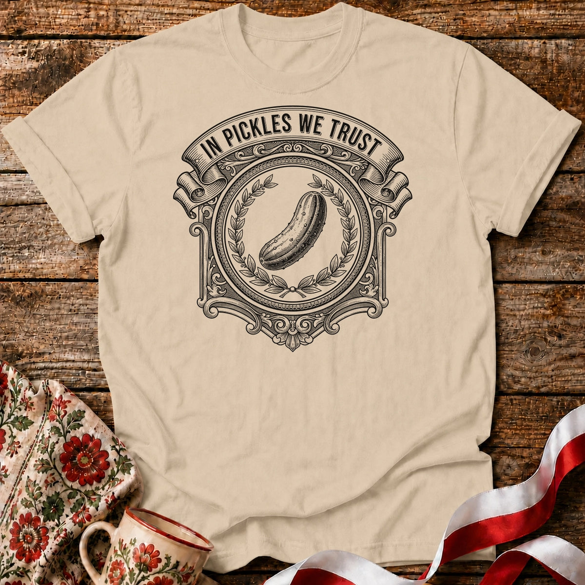 In Pickles We Trust Slavic Humor Unisex T-Shirt