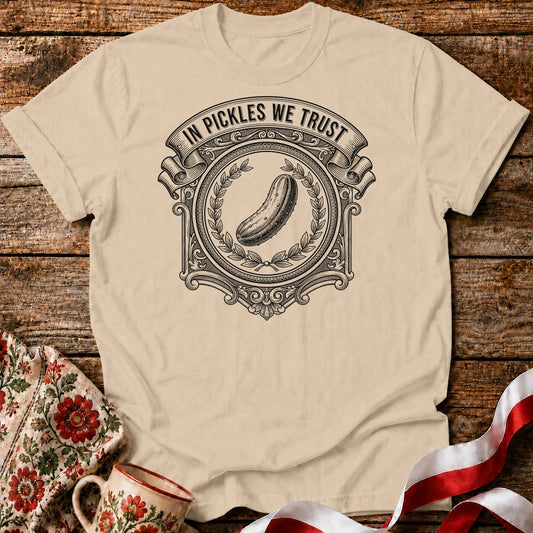 In Pickles We Trust Slavic Humor Unisex T-Shirt