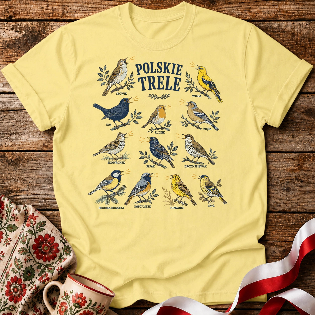 Polskie Trele Polish Songbirds Unisex T-Shirt