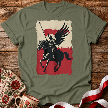 Hussar on the Flag Unisex T-Shirt