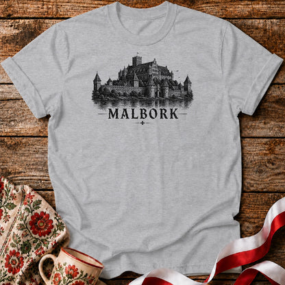 Malbork Sketch Castle Polish City Unisex T-Shirt