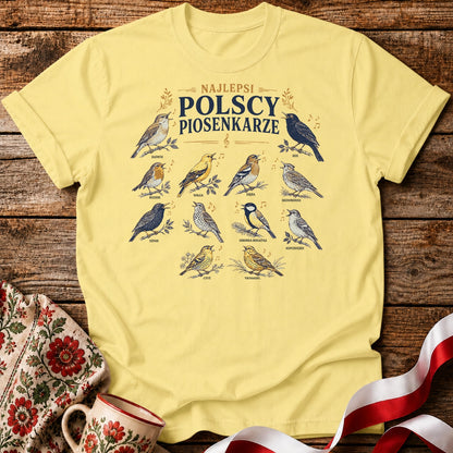 Polscy Piosenkarze Bird Choir Unisex T-Shirt