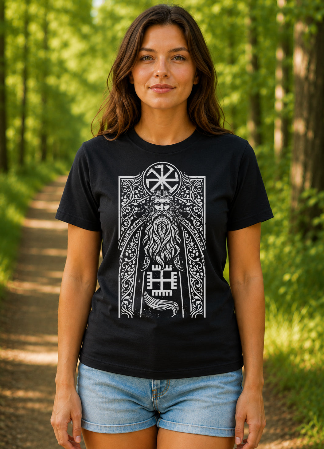 Swaróg, Kołowrót & Ręce Boga Unisex T-Shirt