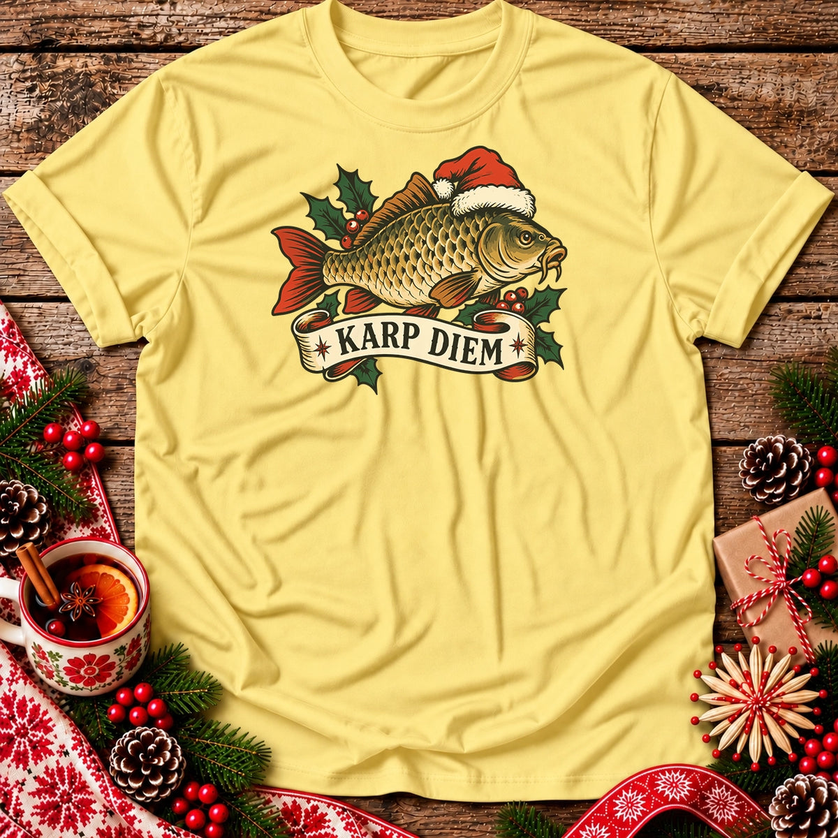 Karp Diem Christmas Carp Unisex T-Shirt