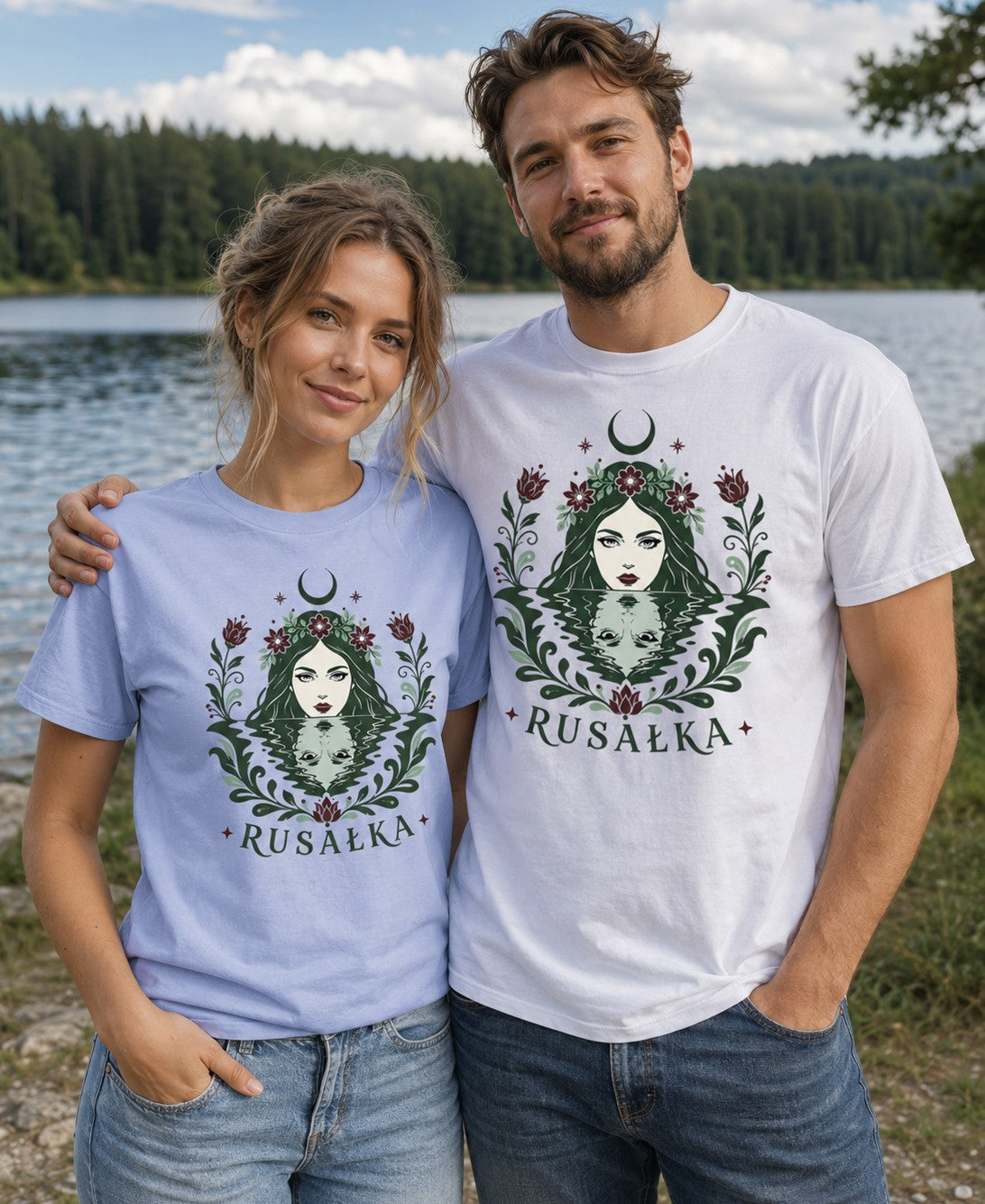 Rusalka Slavic Water Spirit Unisex T-Shirt