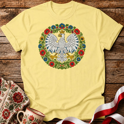 Polish Eagle Folk Art Unisex T-Shirt