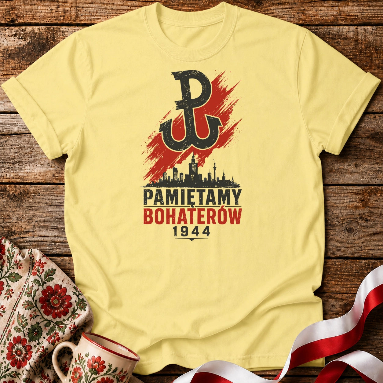 Pamiętamy Bohaterów 1944 Unisex T-Shirt