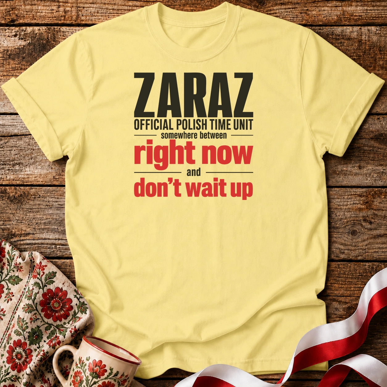 Zaraz Time Unit Unisex T-Shirt