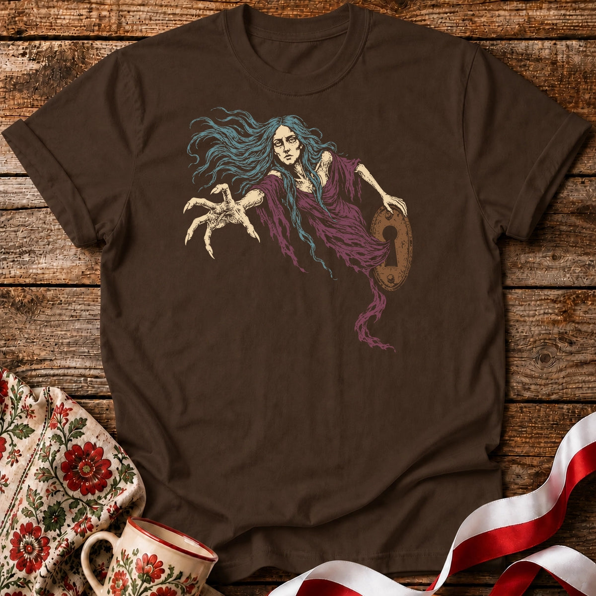 Zmora Through the Keyhole Unisex T-Shirt