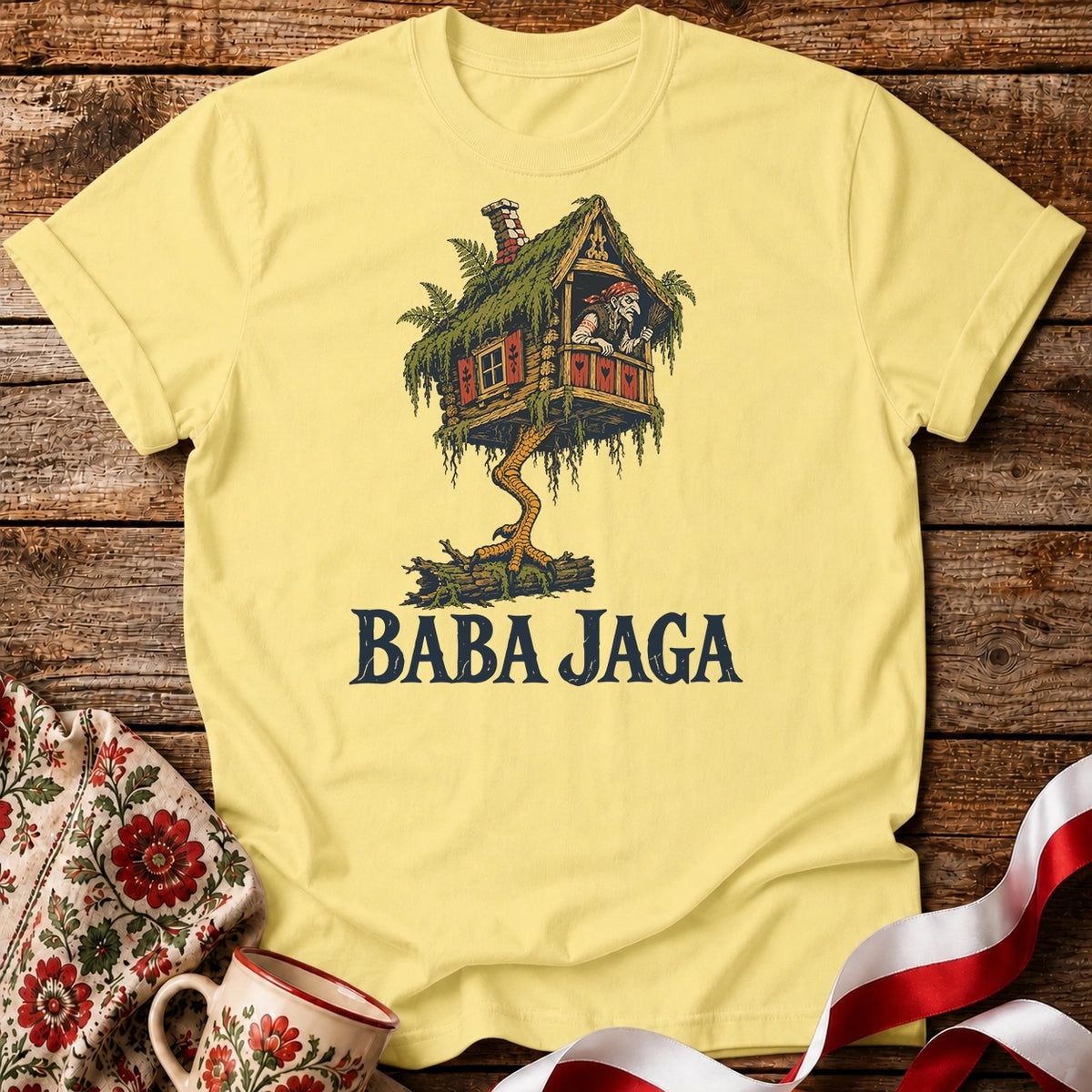 Baba Jaga Forest Hut Unisex T-Shirt