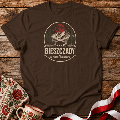 Bieszczady Ciszej Lepiej Unisex T-Shirt