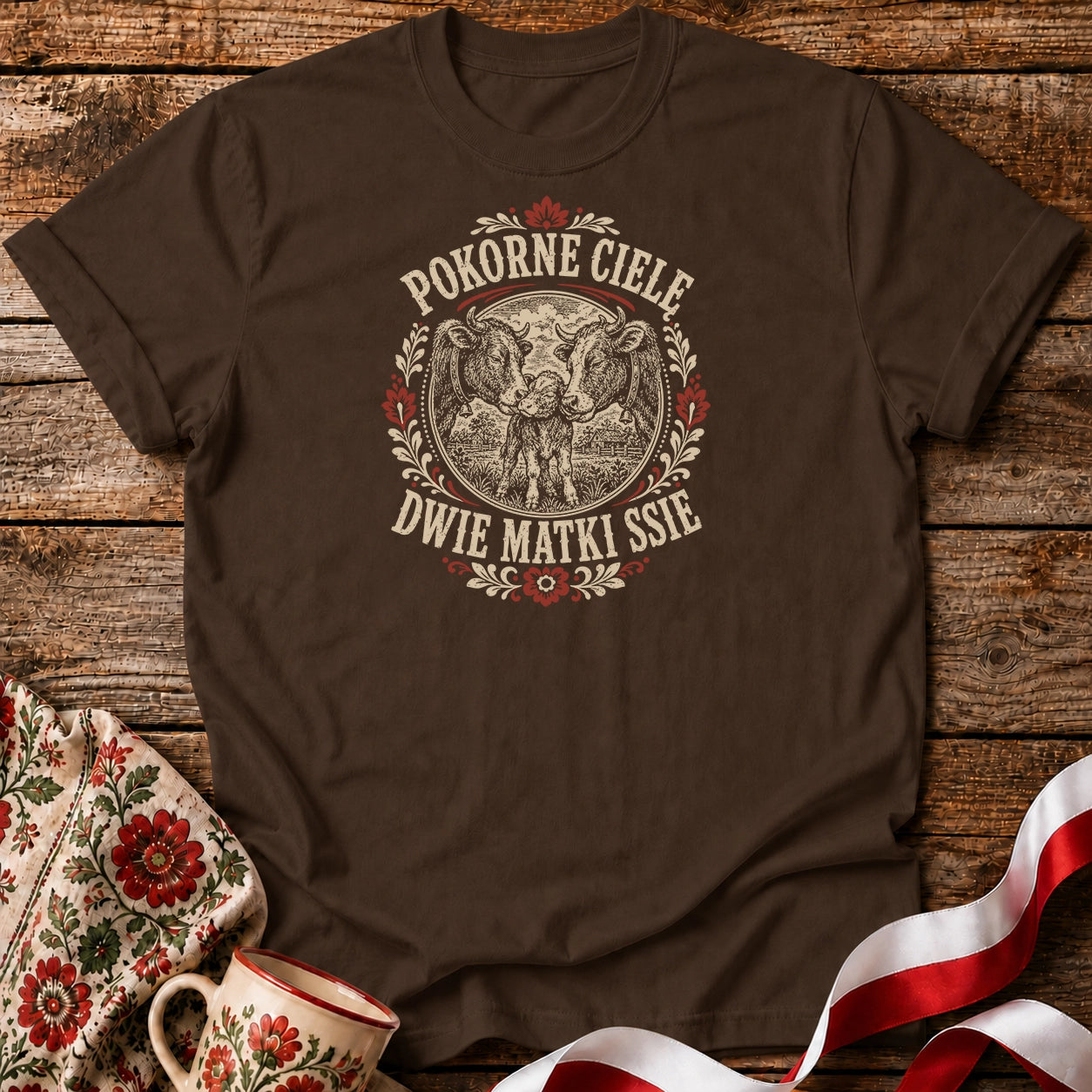 Pokorne Cielę Unisex T-Shirt