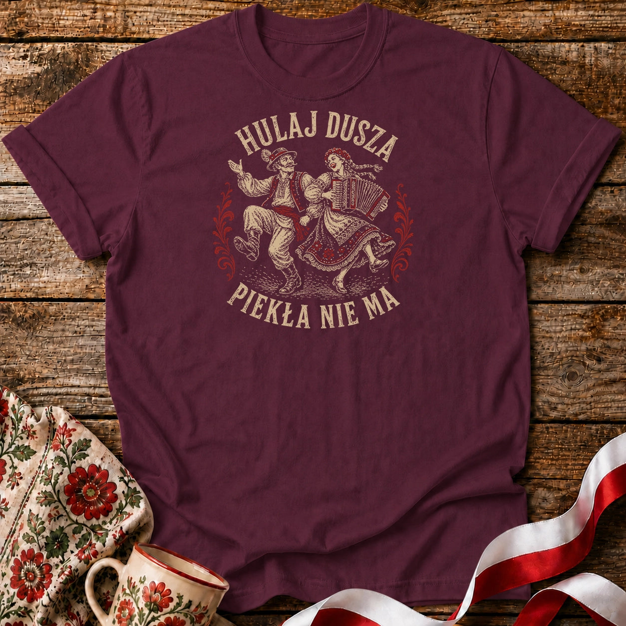 Hulaj Dusza Piekła Nie Ma Unisex T-Shirt
