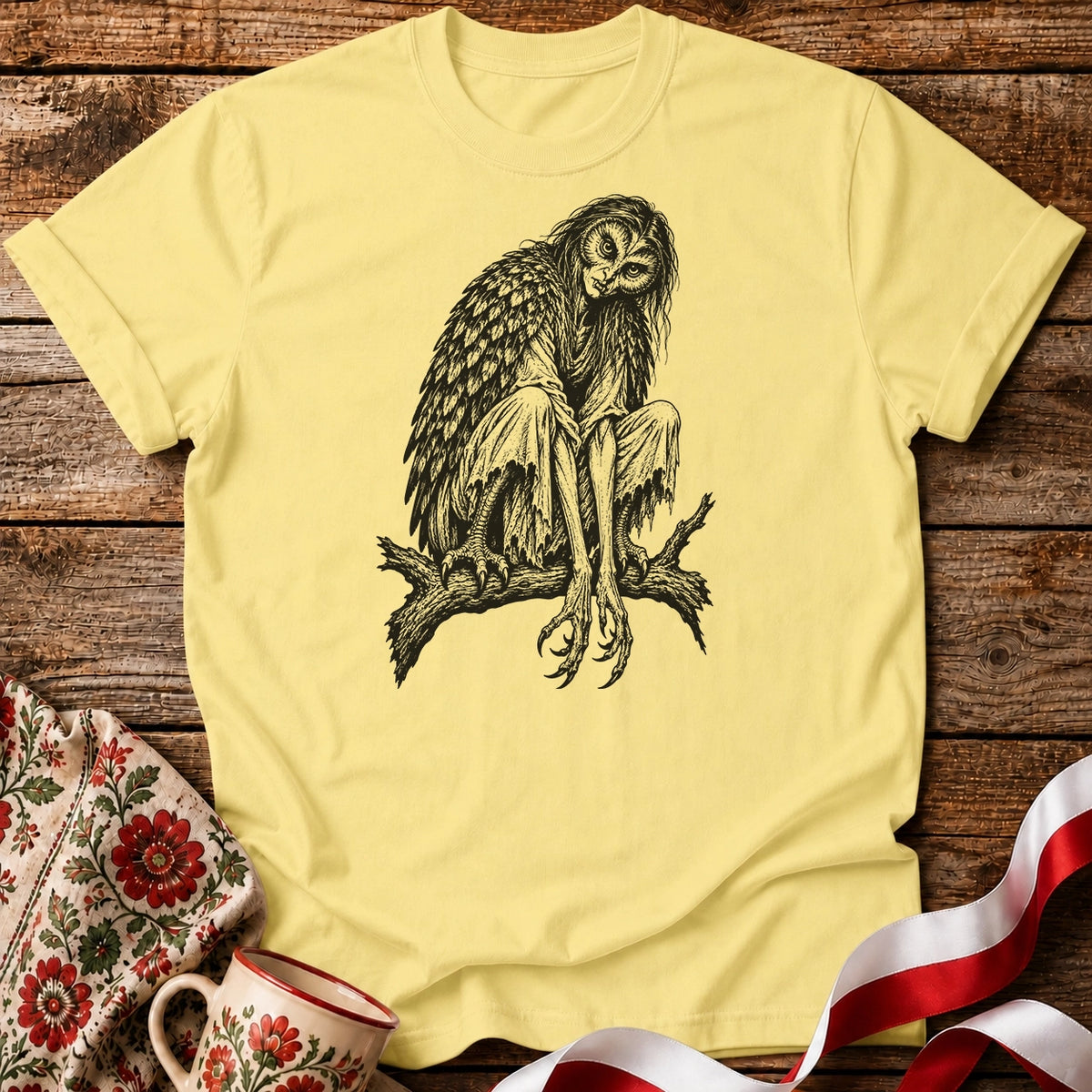 Strzyga Night Perch Unisex T-Shirt