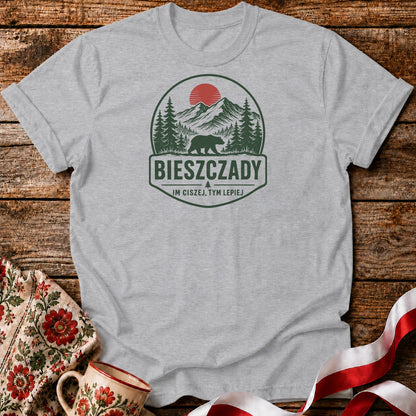 Bieszczady Ciszej Lepiej Unisex T-Shirt