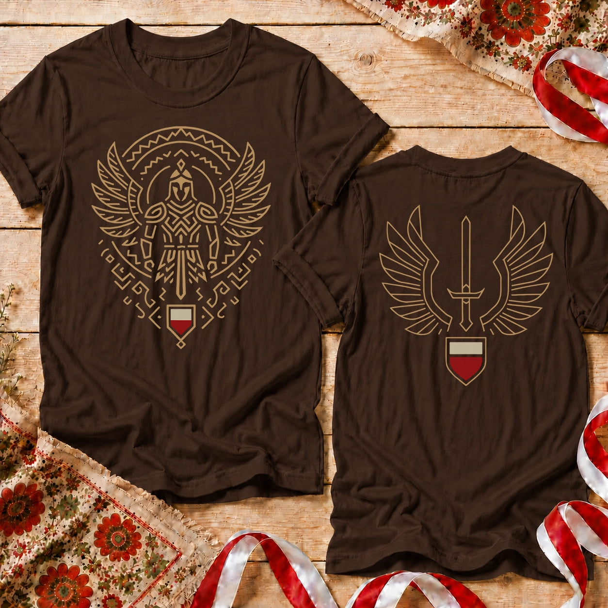 Polish Hussar Front Back Unisex T-Shirt