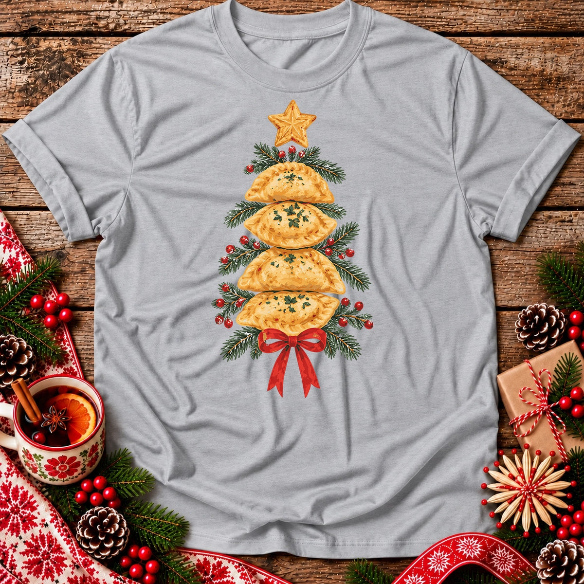 Pierogi Christmas Tree Unisex T-Shirt