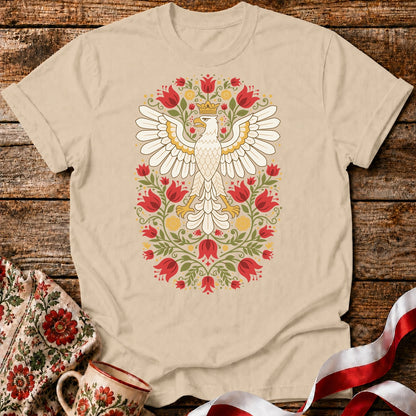 Crowned White Eagle Unisex T-Shirt