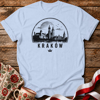 Kraków Crown Skyline Polish City Unisex T-Shirt