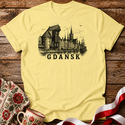 Gdańsk Skyline Polish City Unisex T-Shirt