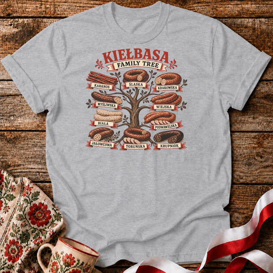 Kiełbasa Family Tree Unisex T-Shirt