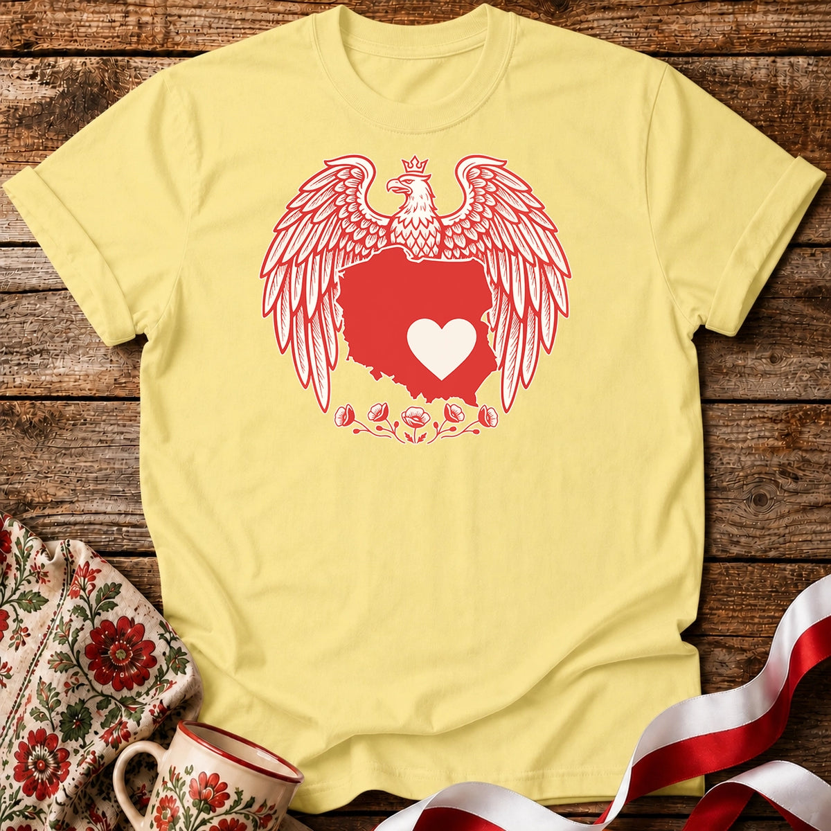 Poland at Heart Unisex T-Shirt