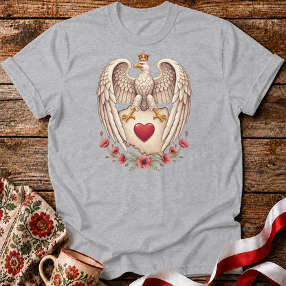 Polish Eagle With a Heart Unisex T-shirt