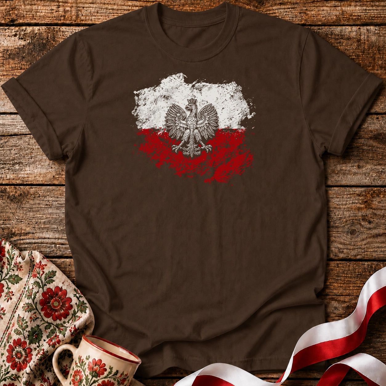 Polish Map Eagle Unisex T-Shirt