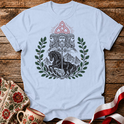 Triglav Triquetra Slavic Mythology Unisex T-Shirt