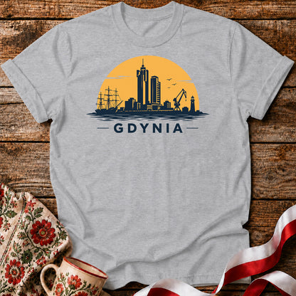 Gdynia Port Sunset Polish City Unisex T-Shirt