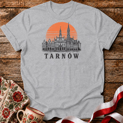 Tarnów Sunset Skyline Polish City Unisex T-Shirt