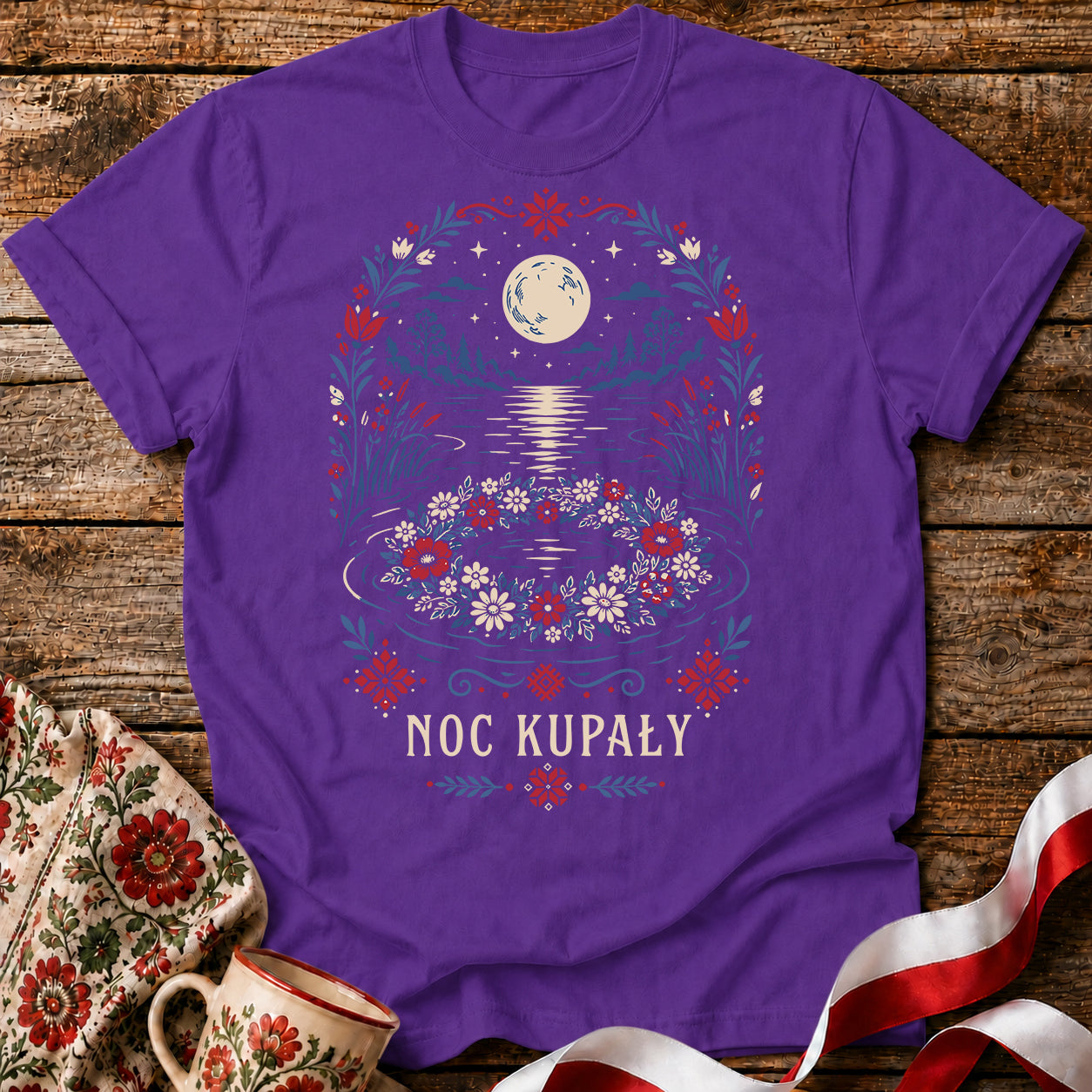 Noc Kupały Slavic Folklore T-Shirt