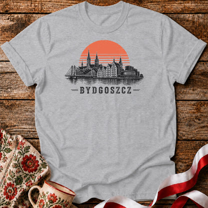 Bydgoszcz Sunset Skyline Polish City Unisex T-Shirt