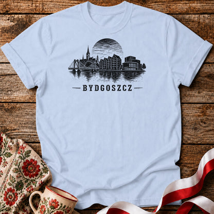 Bydgoszcz Grunge Skyline Polish City Unisex T-Shirt