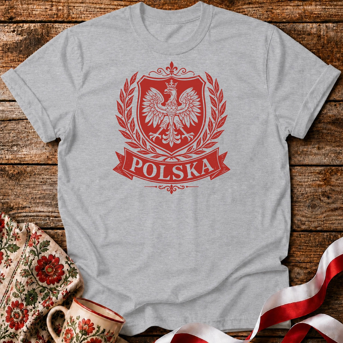 Polska Eagle Crest Unisex T-Shirt